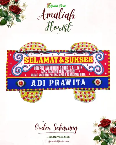 Karangan Bunga Ucapan Selamat di Gulurejo